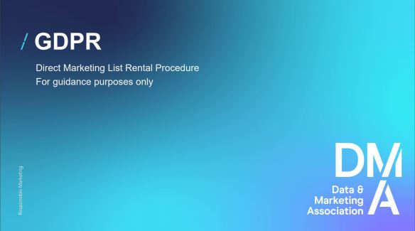 Direct Marketing List Rental Procedure